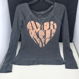 American Eagle long sleeve top size L